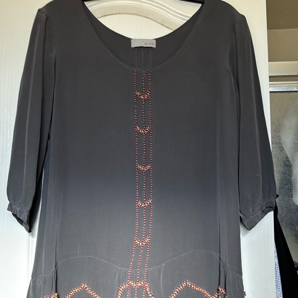 Silk beaded dress